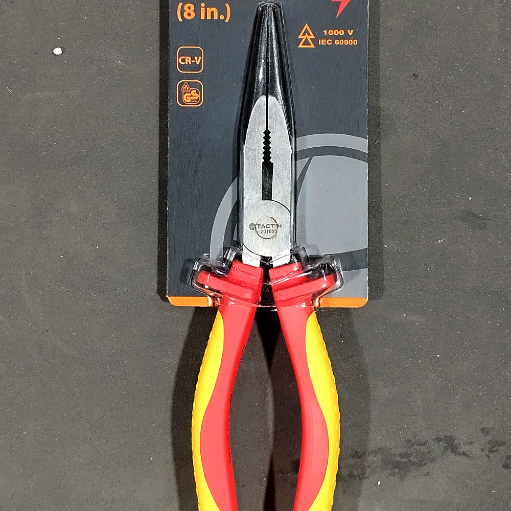 Alicate de Punta Larga Aislado 8"