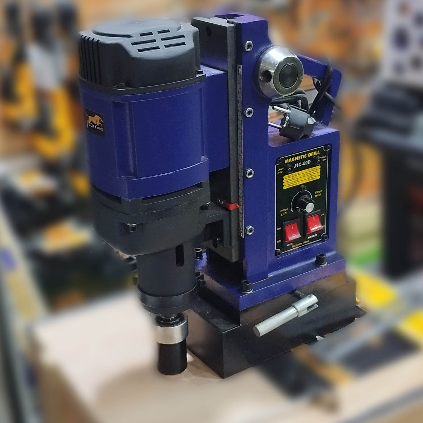 TALADRO BASE MAGNETICA 50MM. 1600W BOKY | Pernos RyR